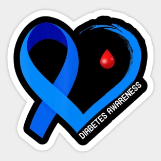 Diabetes Awareness Warrior Gift Sticker